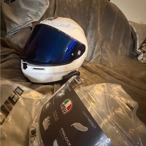 AGV K6 small Blue Visor